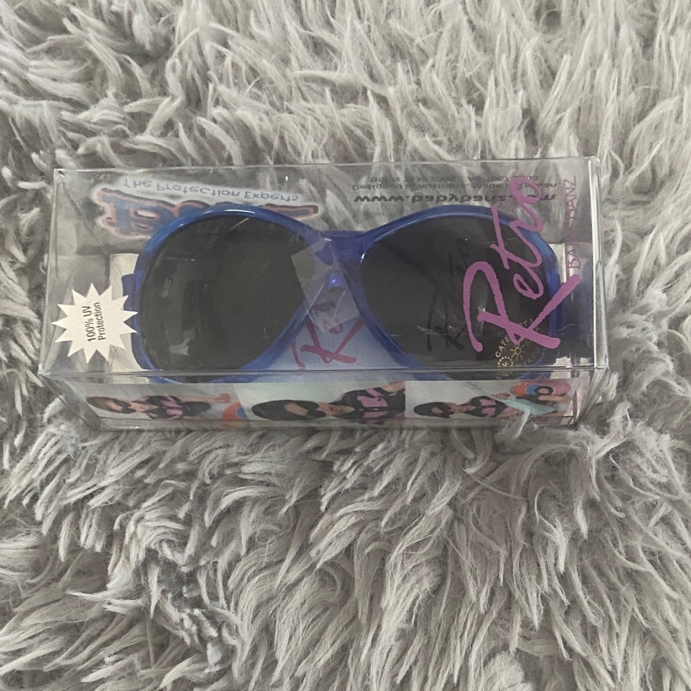 Retro baby banz Blue Sunglasses for 0-2 yrs old